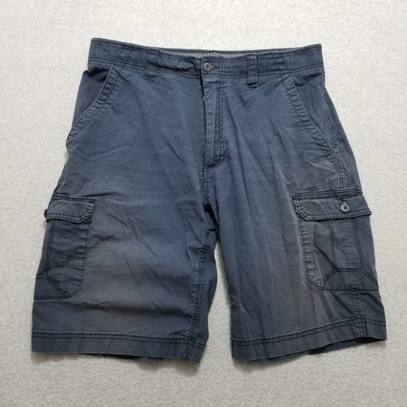 WearFirst Shorts Mens 36 Blue‎ Cargo Pockets Casual Outdoor - Picture 1 of 7